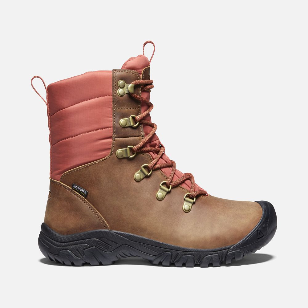 Keen Outdoor Bot Kadın Kahverengi - Greta Waterproof - Türkiye EUMJ30941